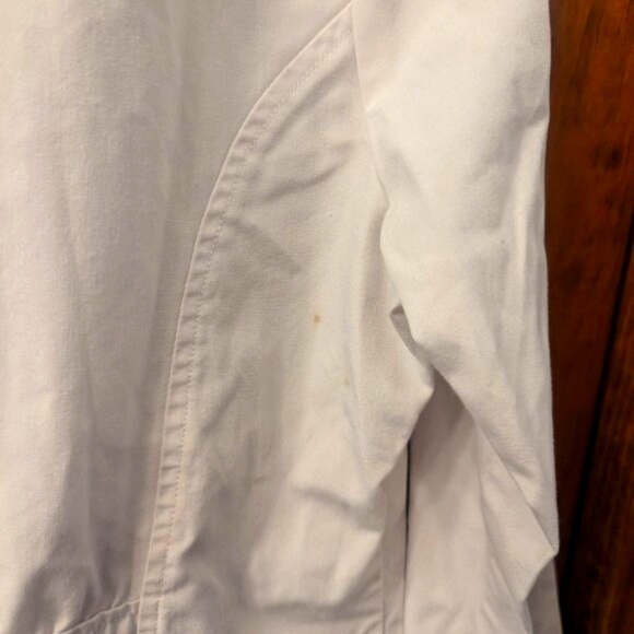 White Nurse Professional Lab Coat By Vital Signs Size Medium - Picture 6 of 7